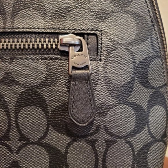 COACH WEST SLIM BACKPACK IN SIGNATURE CANVAS - Picture 5 of 7